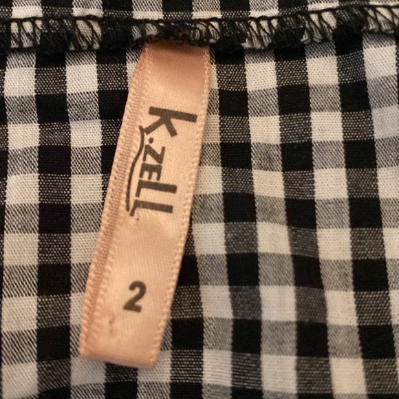 K.Zell Women’s Black and White Checkered Dress Size 2 - Picture 6 of 8